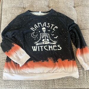 Namaste Witches Skeleton Sweatshirt